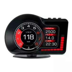 F15 자동차 HUD 헤드업 플랫 스크린 디스플레이 OBD LCD 검사 대시보드 속도계 교체 부품