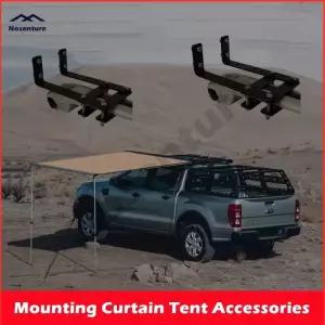 차박 도킹 차량용 텐트 차량 천막 장착 브래킷 블라인드 스냅 고정 자동차 수하물 크로스바 홀더 사이드 캐