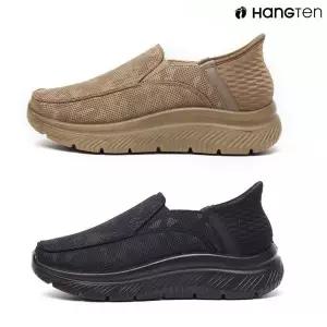 [NS홈쇼핑]행텐 HT-91 발편한 남성 메쉬 슬립온 경량 운동화 쿠션감 좋은 남자 단화 핸즈프리..