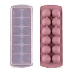 [NS홈쇼핑]실리가든 국산 실리콘 얼음트레이 얼음틀 사각 원형 캡슐 12구 2P세트...