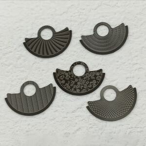 자동 해머 로터 금속 패치  시계 수리 가드 부품  NH35  4R35  7S26  무브먼트 SKX007 에 적합