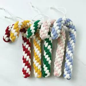 크리스마스 장식 마크라메 지팡이 DIY 장식 소품 Lzu6+8dCw