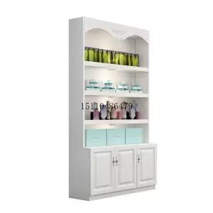 업소용 화장품 진열대 네일샵 선반 뷰티 미용실 나무장 잡화 대형