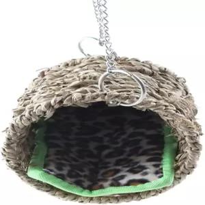 에머스 작은 동물 바다 풀 해먹 반려동물 쥐 햄스터를 위한 터널 걸이 침대 집 놀이