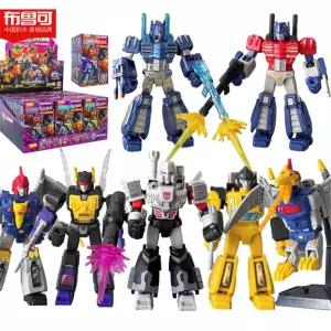 블록스 X 트랜스포머 빌딩 GV06 에디션 IDW 옵티머스 프라임 메가트론 액션 피규어 장난감 관절형 수집용