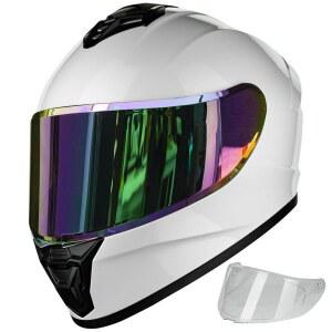 AUBOA 성인 여성용 스트리트 바이크 헬멧 페이스 남성 레이싱 DOT 경량 오토바이