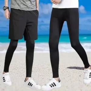 남자워터레깅스 남자 워터 레깅스 래쉬가드 팬츠 래이어드 반바지코디