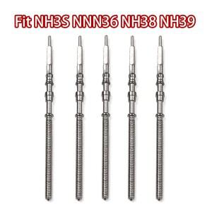 시계 줄기 스테인레스 스틸 예비 부품 NH35 크라운 자동 기계식 무브먼트