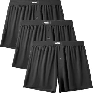 버튼 플라이가 포함된 널티 남성 속옷 복서 통기성 반바지 울트라 소프트 마이크로 모달