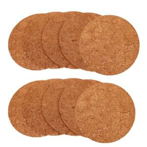 10 피스  섬유 두꺼운 비둘기 둥지 매트 조류 번식 계란 자연 패드 앵무새 경량