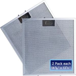 2팩 업그레이드 WA0575 레인지 후드 필터 교체 Vissani 30인치 피라미드 또는 월 마운트 그리스 스테인리스