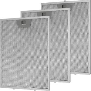 GE Range Hood Filter Replacement WB02X24871-3 Pack by oneket 11-7/8 ×9-7/8 ×5/16 Metal Grease
