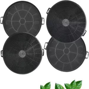 Zline KB-36 KE-30 IE77 모델에 호환되는 4팩 CF1 레인지 후드 탄소 필터 - 다른 적합 587 597 9597 제외