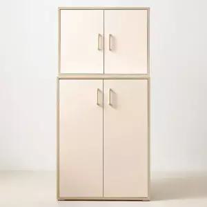 스코나 맨자노 800 유아 옷장+도어 수납 상부장 세트 베이비장