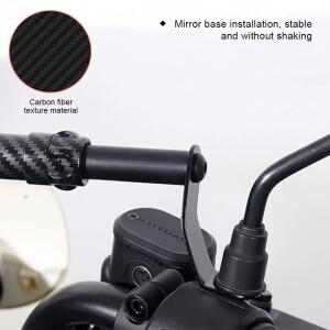 전기 자전거 백미러 밸런스 바 개조 다기능 확장 내비게이션 마운트 강화된 크로스바 포함 스쿠터용