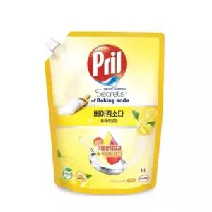 프릴 주방세제 퓨어레몬 향 1L, 5개