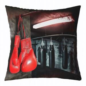 필유 복싱 베개 커버 16x16 스포츠 게임 테마 장식 던지기 케이스 홈 데코 글러브 쿠션 소파 야외용