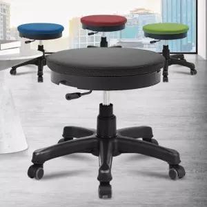 병원 용 실 식 이동 이동식 진료 회전 실험실 블랙원형의자 바퀴보조 다용도바퀴보조 진찰용