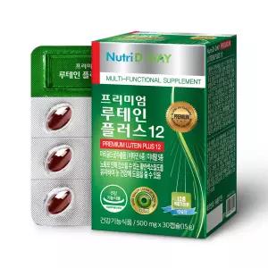 (정품) 뉴트리디데이 프리미엄 루테인 플러스12(PTP) 눈 건강 비타민