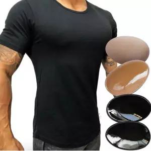 남자 머슬 접착 실리콘 가슴 뽕패드 가슴근육패드 jBK1+8eqw