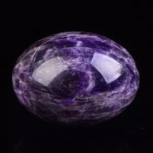 자수정 장식품 받침대 포함 수정 보석 장식 크리스탈