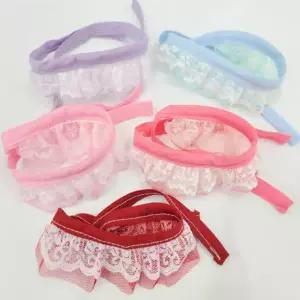 강아지 레이스 스카프 1P 반려견 미용 반다나 케이프 djE4+2IsV