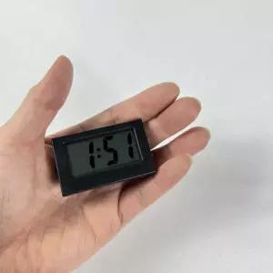 블랙 미니 디지털 전자 탁상 꼬마 시계 미니탁상시계 꼬마시계
