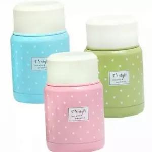 어린이 보온 보냉 도시락통 이유식 스테인리스 죽통 휴대용