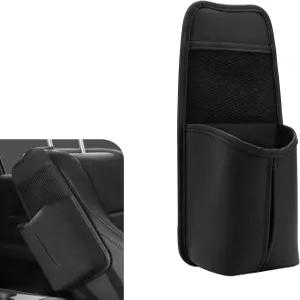 자동차 휴지 홀더 카시트 측면 걸이식 보관 가방 음료용 방수 가죽 정리함 휴대폰 카드 SUV 트럭용