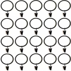 2인치 클립 및 아일렛이 있는 금속 커튼 링커튼 링/커튼 링/드레이퍼 세트