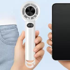 ( )초경량 100단 터보 휴대용 손선풍기 led창 미니선풍기