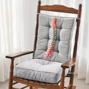 선록스 메모리 폼 미끄럼 방지 흔들의자 쿠션 페이드쉴드 방수 두꺼운 내구성 터프트 패드 실내/외 로커용