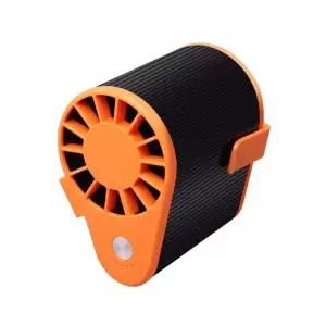 ( )C타입 핸즈프리 허리벨트 선풍기 클립형 4단계 원터치 풍속조절 휴대용