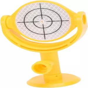 ANGGREK 토탈 스테이션 리플렉터 ABS 미니 측량 프리즘 반사 타겟 시트 인쇄된 십자형 프레임 건설 직경