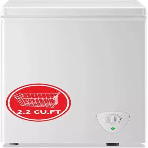 WANAI 가슴 냉동고 소형 깊은 화이트 2.2 Cu.Ft 미니 탑 도어 조절 가능 7 온도 조절기 및 탈착식 바구니