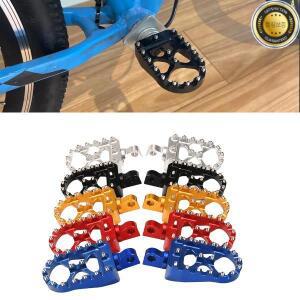 오토바이 발 페그 MX 와이드 팻 페달 (Harley Sportster XL 883 1200 Dyna Street Bob Custom 용 시프터 포