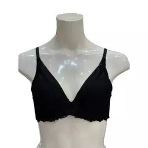 [트라이엄프](대전신세계)저중심 블랙 레이스망 딥브이 몰드 브래지어 (TDWBRR75BK)