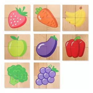 아기 원목 자석블록 과일 어린이날선물 창의블럭 장난감선물