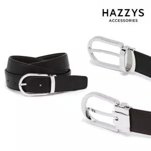 헤지스 ACC 선물포장 블랙 단색 소가죽 남성 수동 벨트 HJBE4F301BK HJBE4F301BKEP