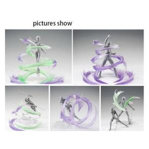 모형용 마감재회오리 바람 불꽃 특수 효과 9 가지 건담 모델 액션 및 피규어에 더 많은 변경