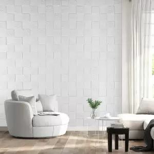 sh) 셀프 인테리어 단열 폼블럭 8mm 70cm 10장 파벽돌 화이트 벽지 시트지