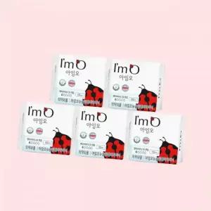 아임오 유기농 순면 팬티 속옷 언더웨어라이너 라이너 생리대 5팩 100개 4615895