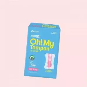 화이트 유기농순면 탐폰 오마이탐폰 슈퍼 12개입 X 1EA 4605169