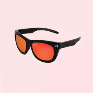 소다몬 가벼운 기능성고글 선글라스 썬그라스NPNG101 블랙무광테 레드미러렌즈 편광 밴드 스트랩 도수클립x