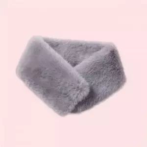 라라 자석 털 목도리 그레이 캔버스백 LALAF166 4278773