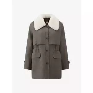 듀엘무스탕 카라 하프 코트 D254MSJ557 1028357