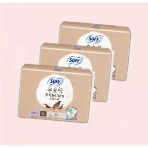 쏘피 유기농생리대 무표백 순면생리대 대형 16p X 3팩 유기농 16P x 4605430