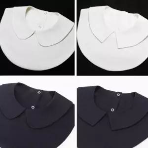 레이어드 페이크 넥카라 셔츠 이너 차이나 목카라 케이프