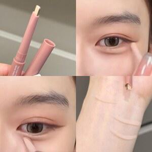 투톤 페이스트 라이잉 실크웜 언더 아이 누드 메이크업 펜슬 섀도우 라이너 컨투어 하이퍼라이터 베이지 핑크