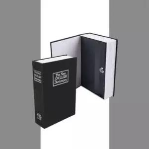 [문구/오피스] 책 금고 블랙 북세이프개인금고 저금통 비상금 돈통